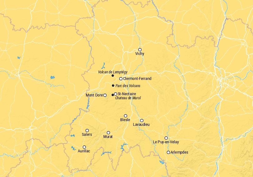 Places to Visit in Auvergne, France