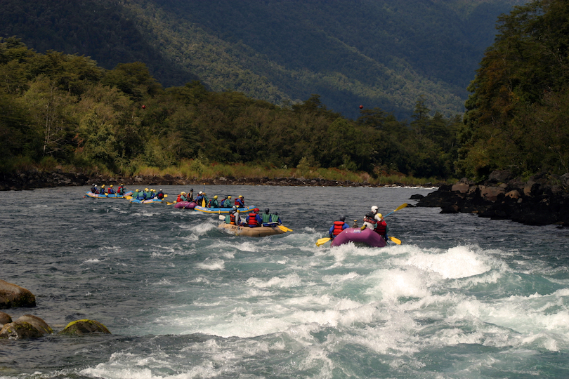 Rafting the Petrohue River