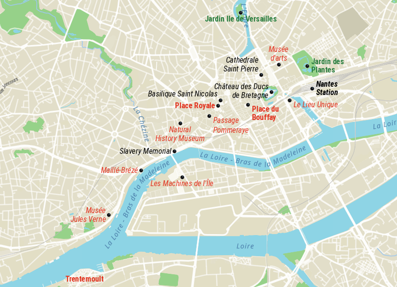 Nantes Map