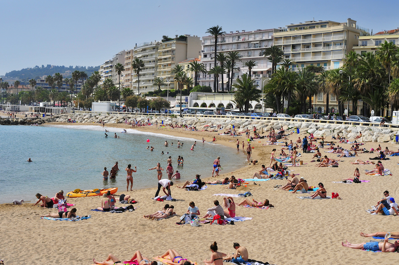 Cannes beach