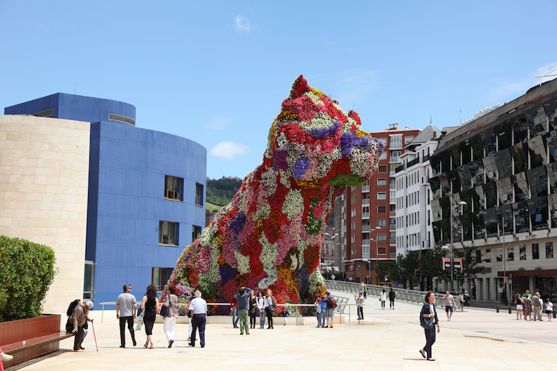 In the Basque Region of Spain: Art, Culture and a Puppy That Blooms - The  New York Times