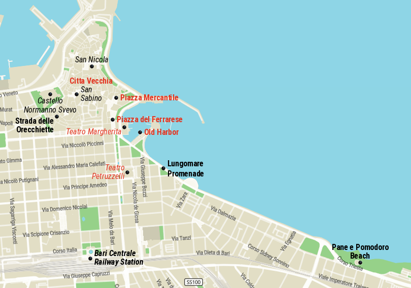 Bari Map