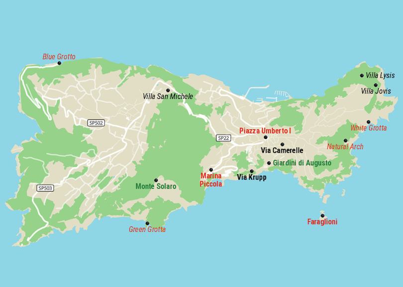 Capri Map