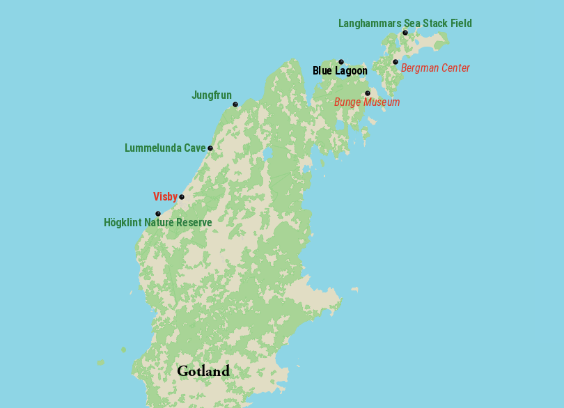 Gotland Map