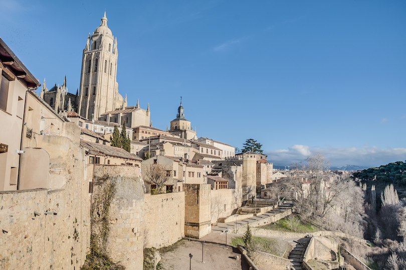 Ancient city walls of Segovia