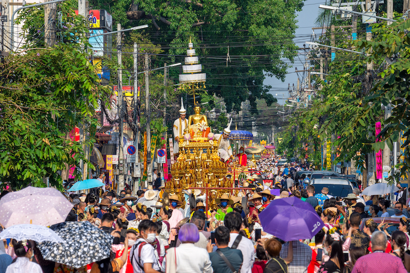 Buddha Phra Singh parade