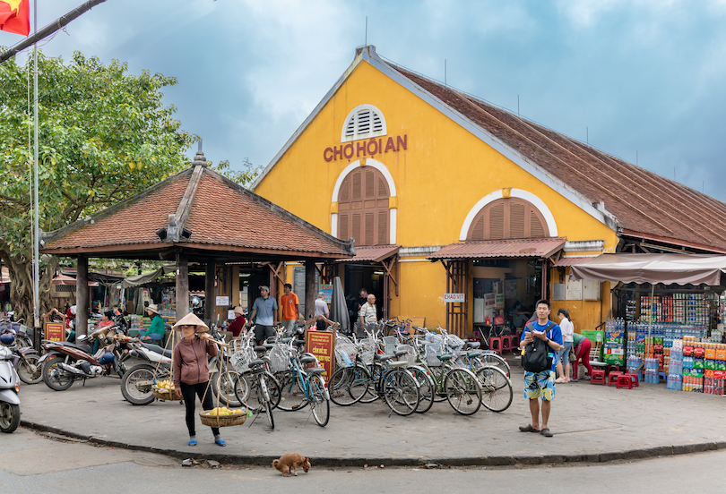 Central market in Hoi An, Vietnam
