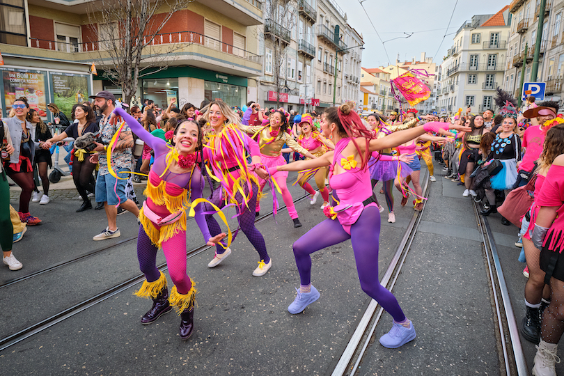 Lisbon carnival celebrations