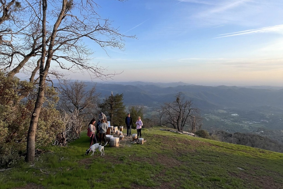 Sunset views from Sequoia Highland Camp