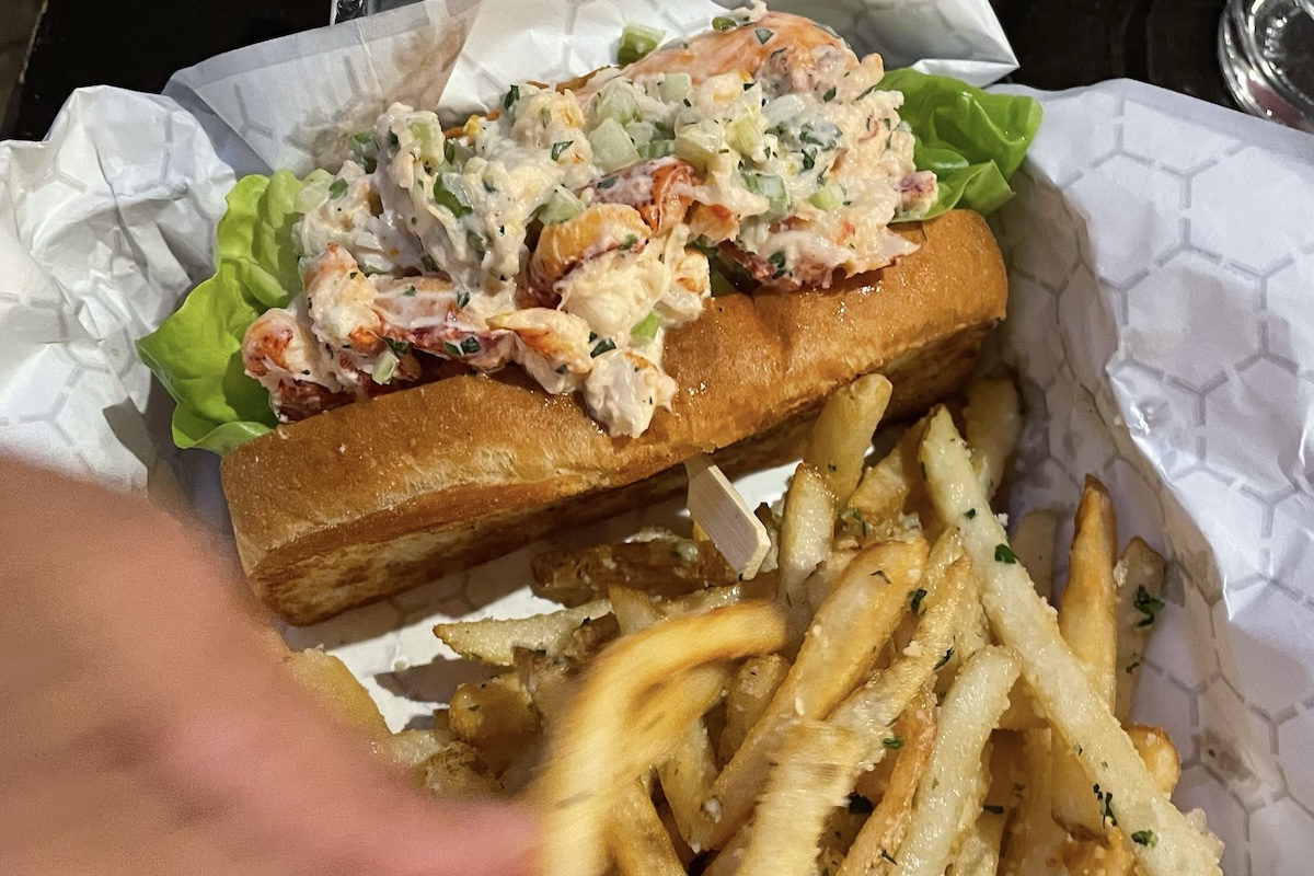 Crab Sandwich at The Rocker in Palisades