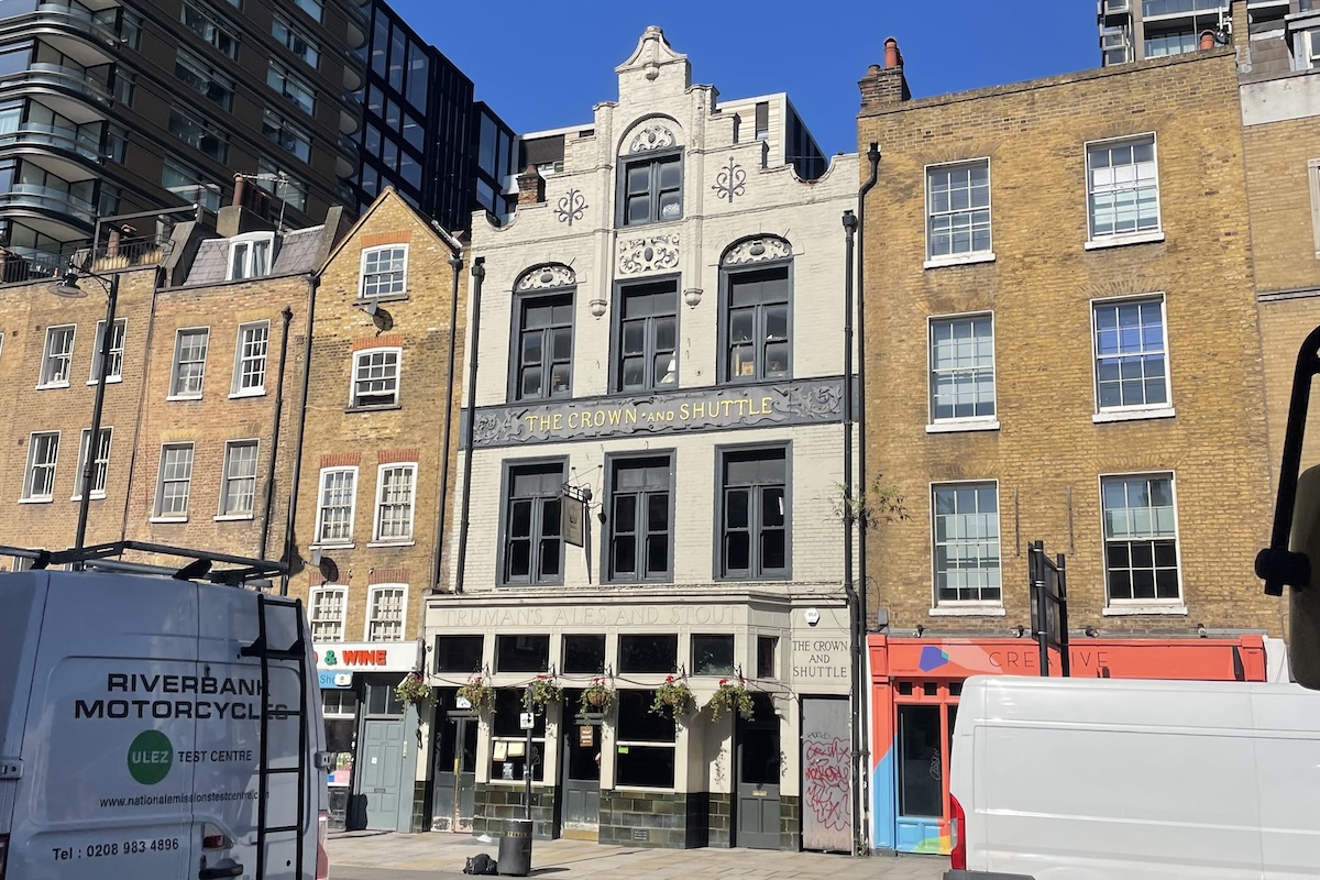 Buildings in Shoreditch