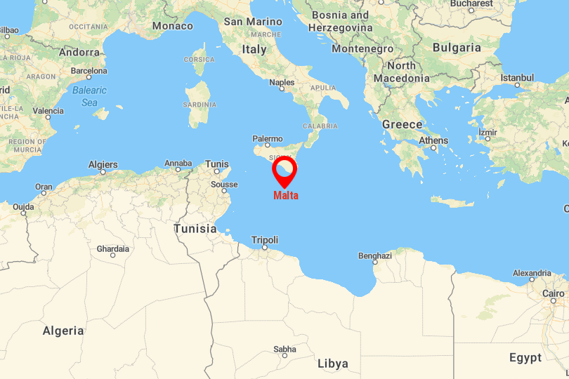 Malta Map