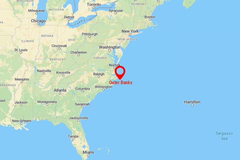 Outer Banks Map