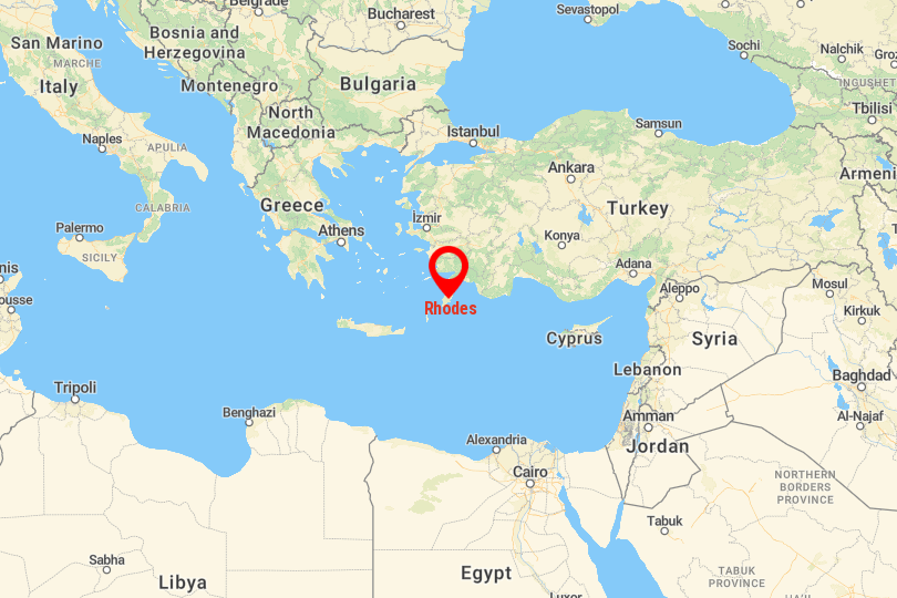 Rhodes Map