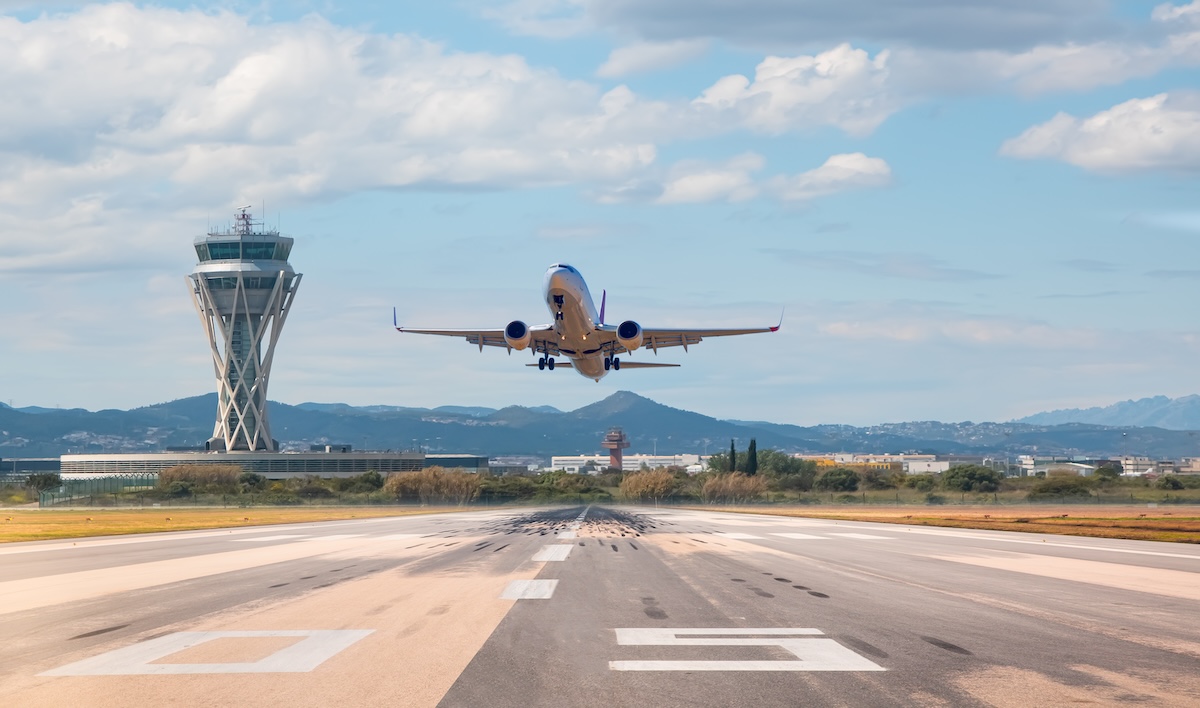 take-off runway