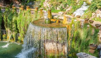 Oval Fountain In Villa D'este