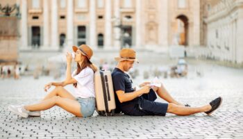 Tired tourists