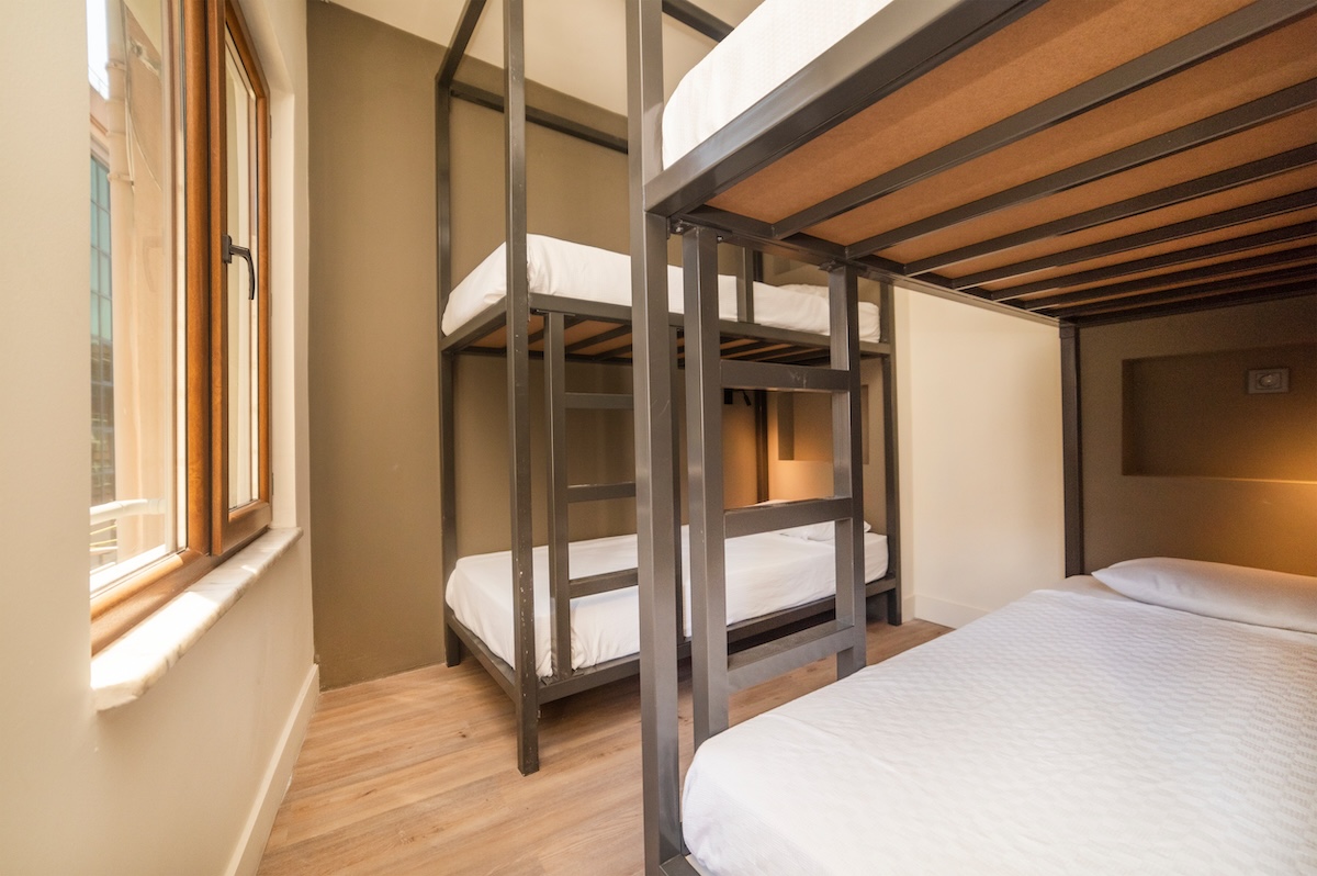 Staying in a cheap hotel