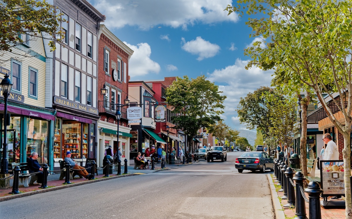 Main Street in Bar Harbor