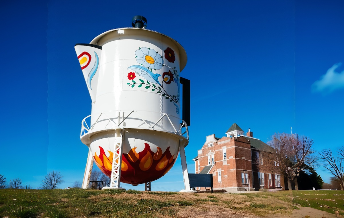 Coffee Pot Water Tower