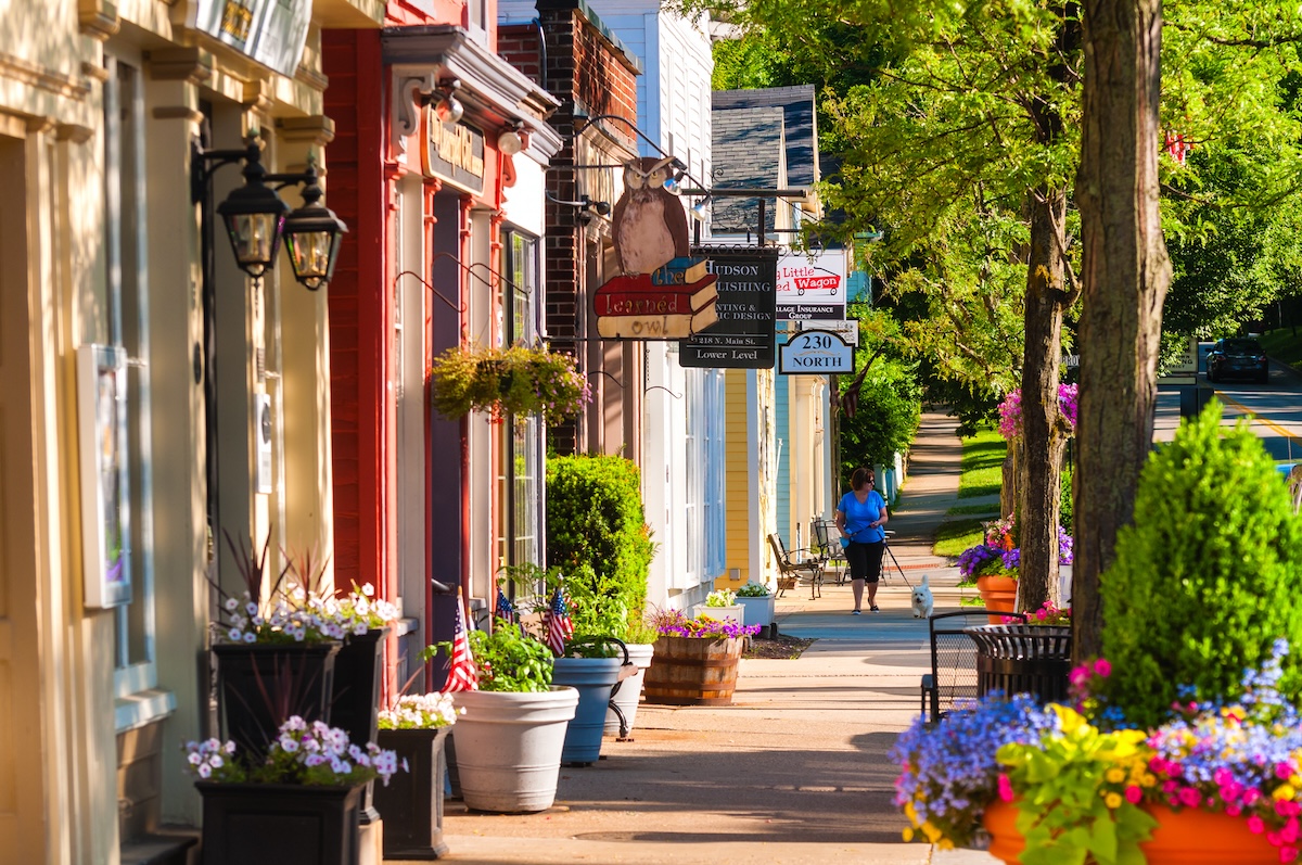 North Main Street in Hudson