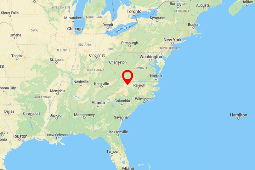 Old Salem Coffee Pot Map