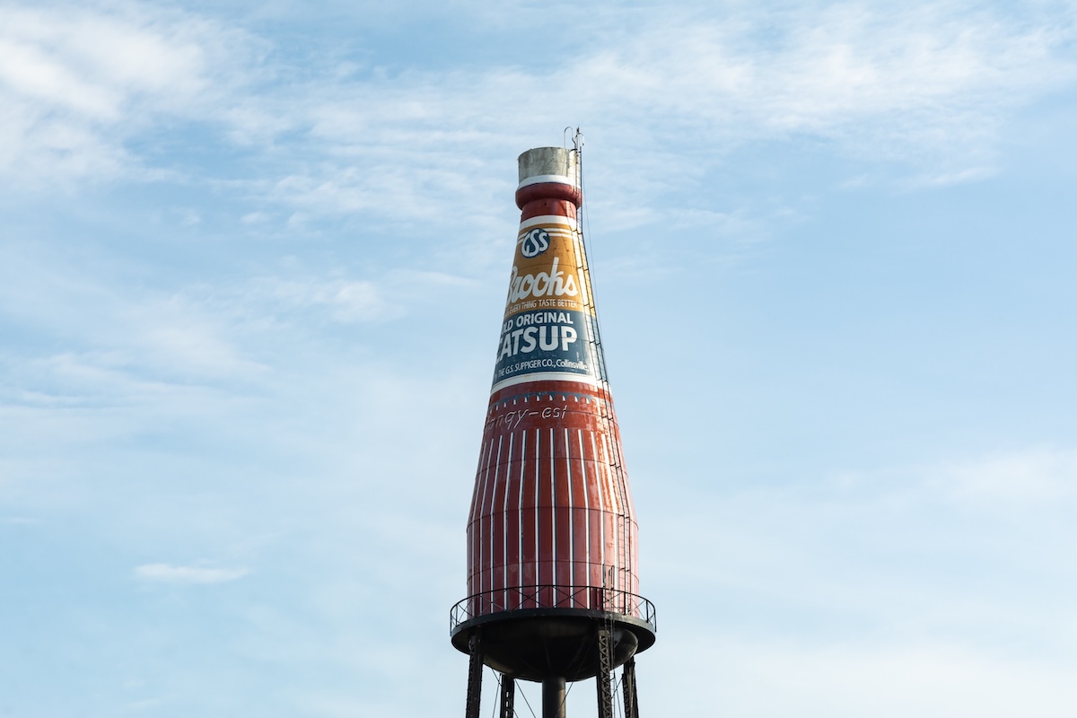 World's Largest Catsup Bottle
