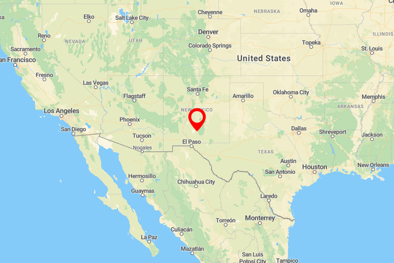 Worlds Largest Pistachio map