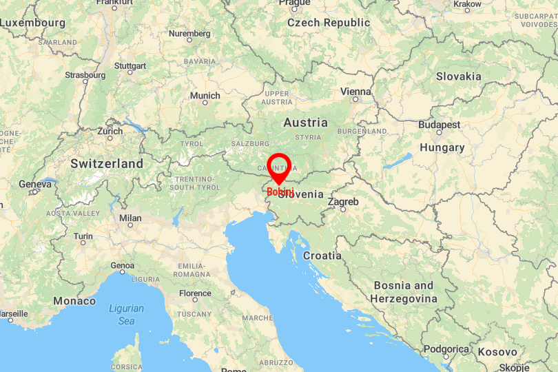 Bohinj Map