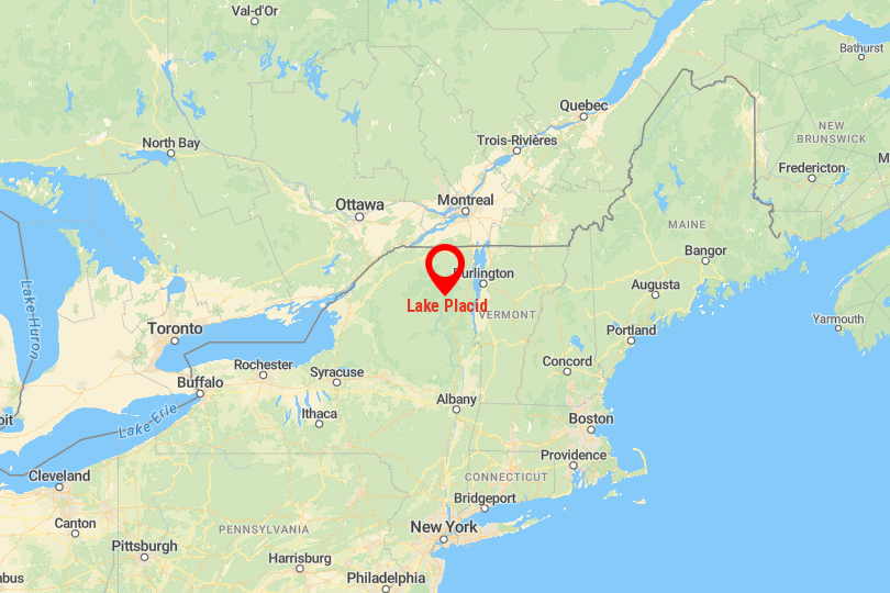 Lake Placid Map