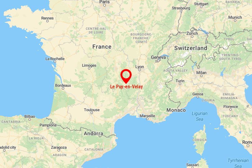 Le Puy-en-Velay Map
