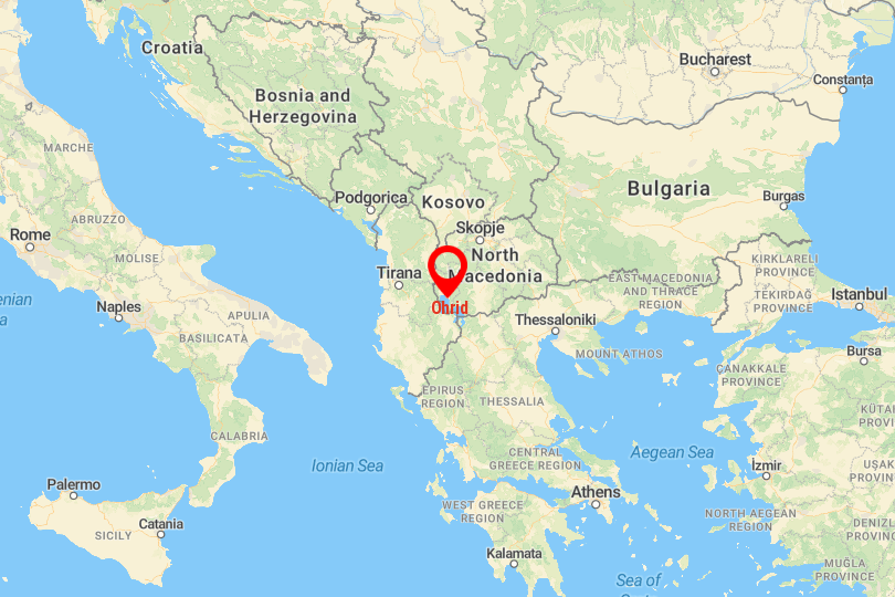 Ohrid Map