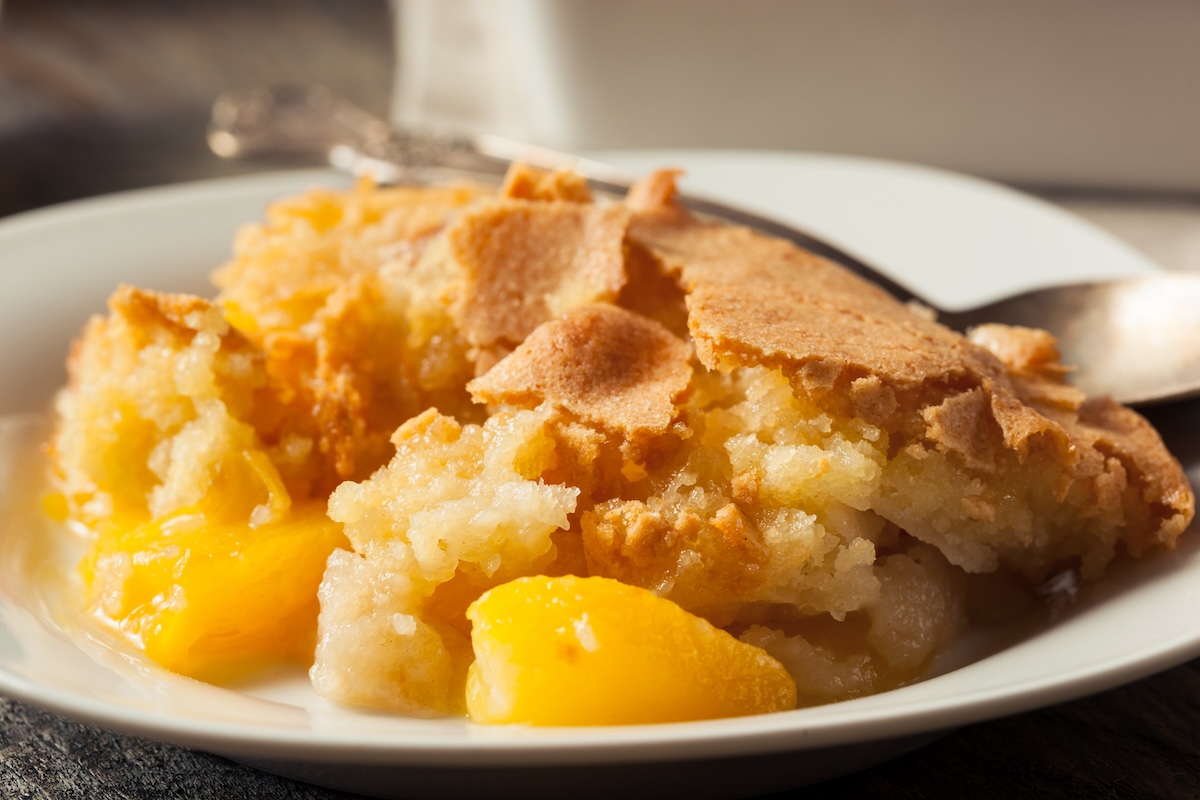 Peach cobbler
