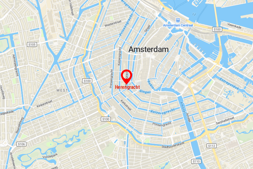 Herengracht Map