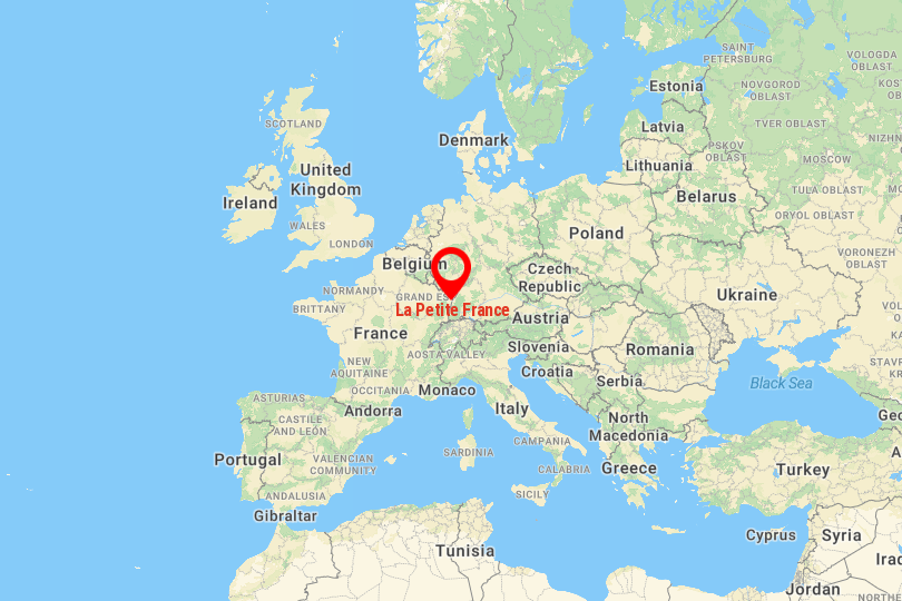 La Petite France Map