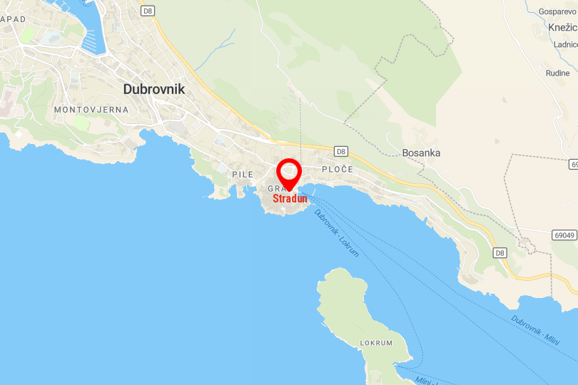 Stradun Map
