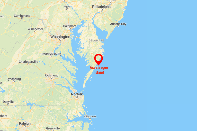Assateague Island Map