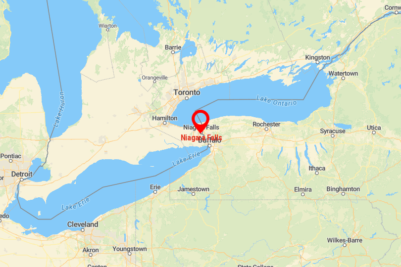 Niagara Falls Map