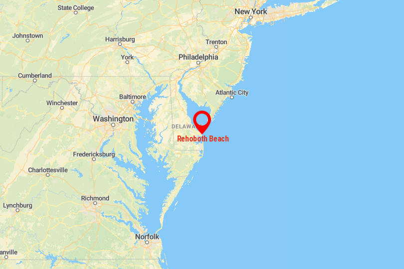 Rehoboth Beach Map