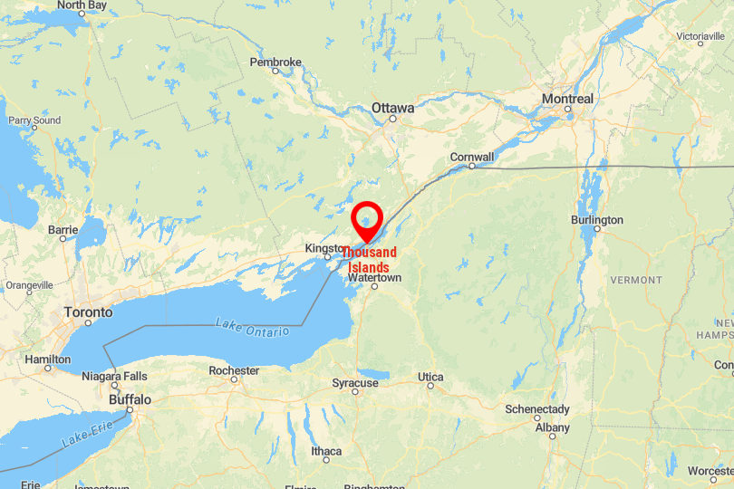 Thousand Islands Map