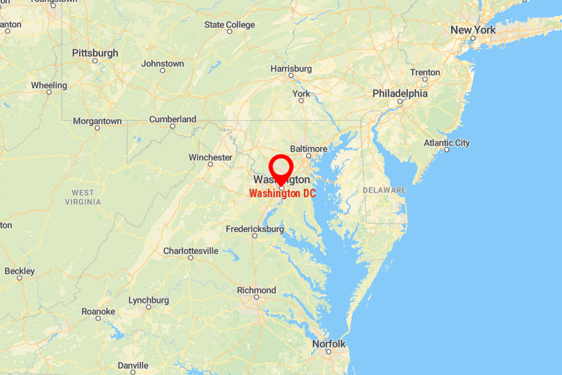 Washington, D.C. Map