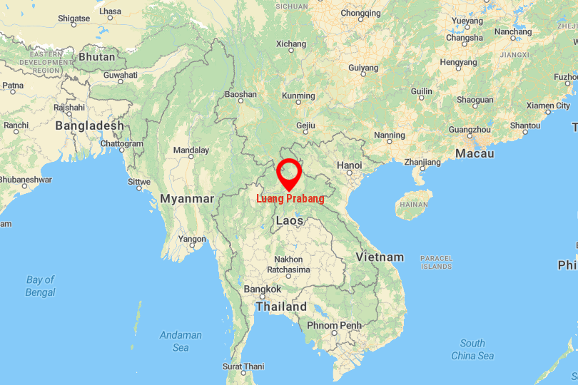 Luang Prabang Map
