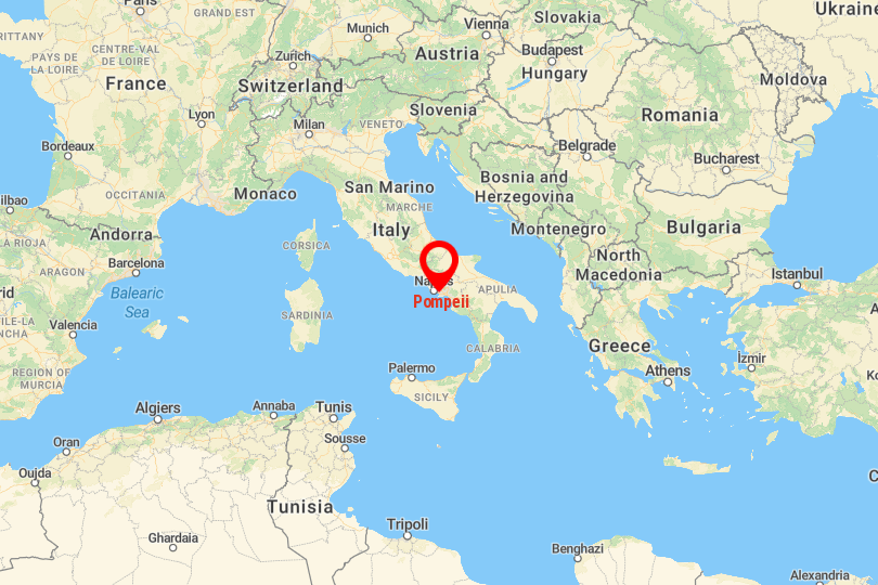 Pompeii Map
