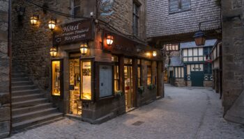 Night on Mont Saint-Michel