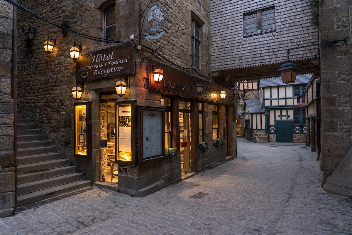 Night on Mont Saint-Michel