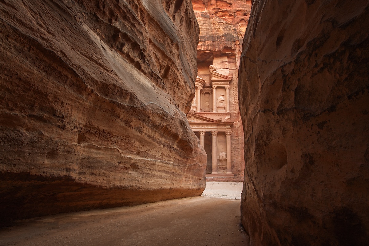 View of Treasury in Petra