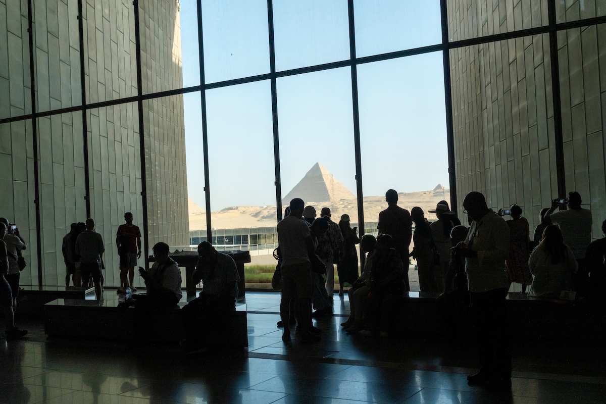 Grand Egyptian Museum Window