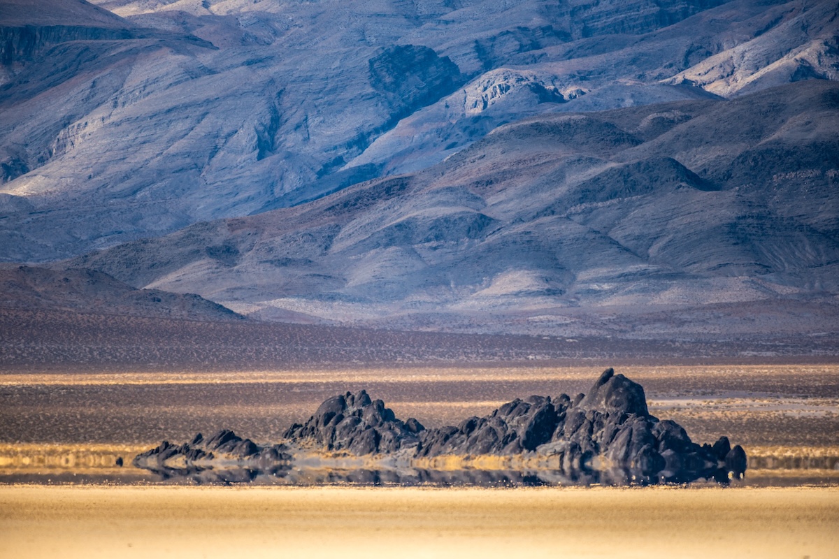 The Grand Stand On The Racetrack Playa in Death valley