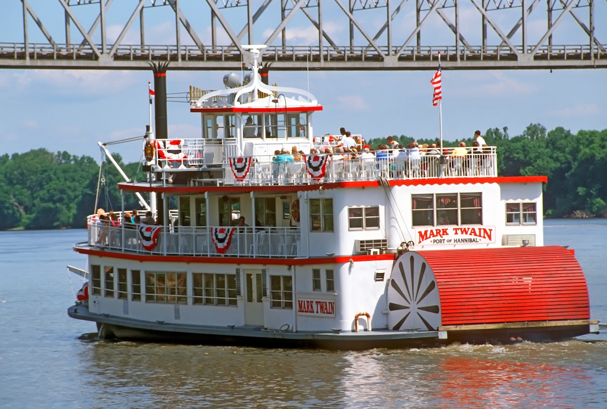 Mark Twain Paddle steam boat