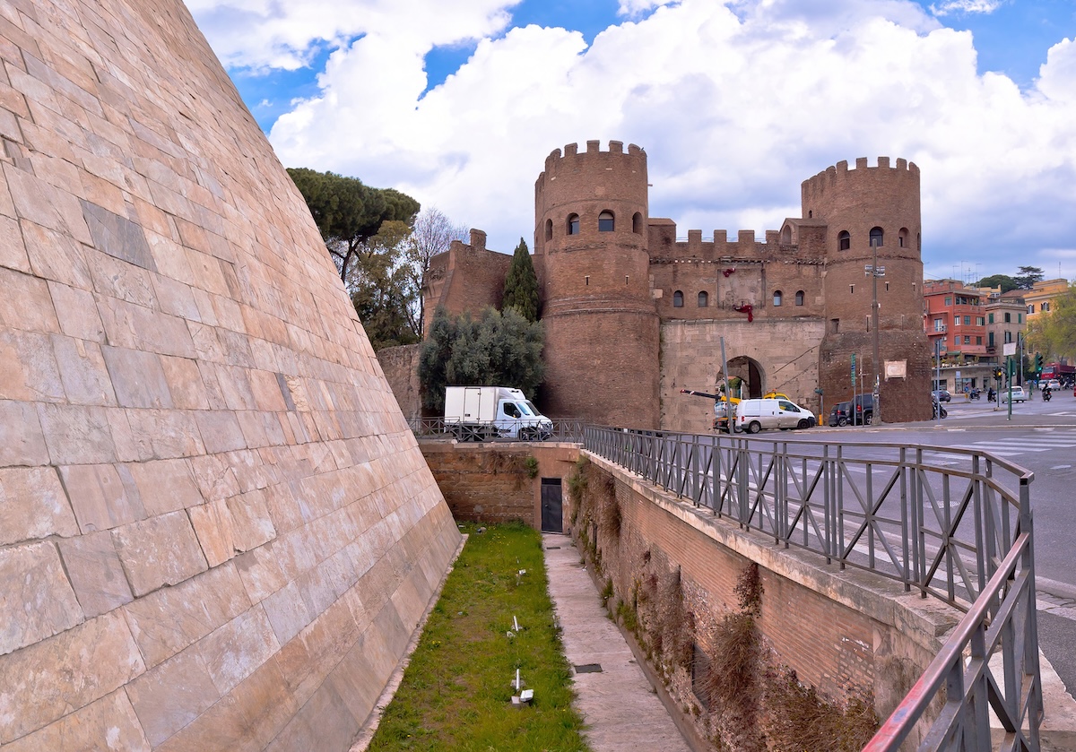 Pyramid of Cestius and Porta San Paolo
